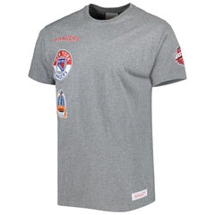 NHL Heather Gray New York Rangers Mitchell & Ness City Collection T-Shirt