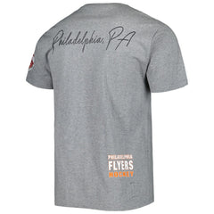 NHL Heather Gray Philadelphia Flyers Mitchell & Ness City Collection T-Shirt