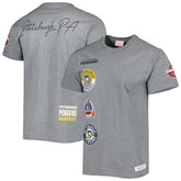 NHL Heather Gray Pittsburgh Penguins Mitchell & Ness City Collection T-Shirt