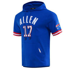 Josh Allen Pro Standard Player Name & Number Hoodie T-Shirt - Buffalo Bills