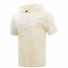 Josh Allen Player Name & Number Neutral Short Sleeve Pullover Hoodie - Buffalo Bills