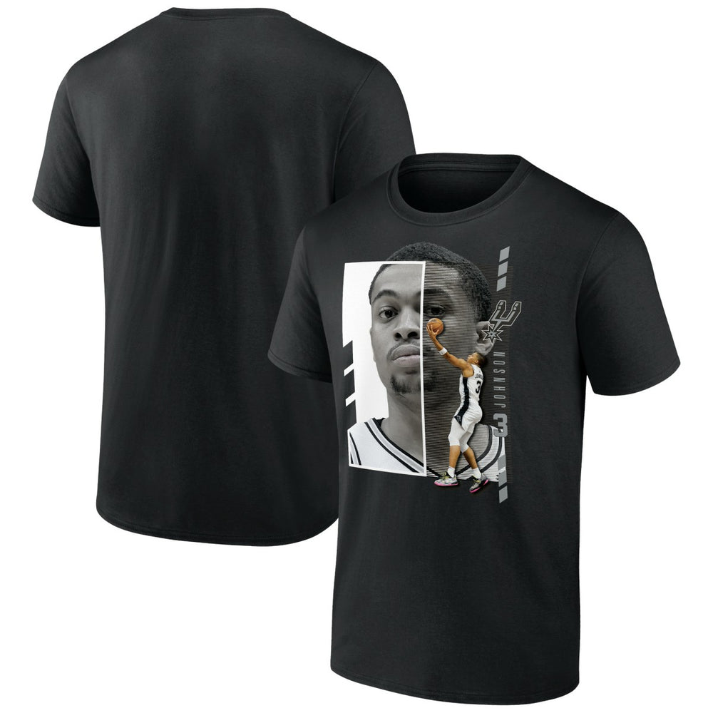 NBA Keldon Johnson San Antonio Spurs Jump Pass T-Shirt
