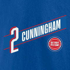 NBA Cade Cunningham Detroit Pistons Full-Court Press Name & Number T-Shirt sale