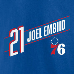 NBA Joel Embiid Philadelphia 76ers Full-Court Press Name & Number T-Shirt