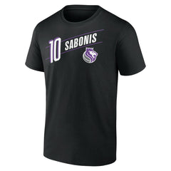 NBA Domantas Sabonis Sacramento Kings Full-Court Press Name & Number T-Shirt