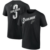 NBA Keldon Johnson San Antonio Spurs Full-Court Press Name & Number T-Shirt