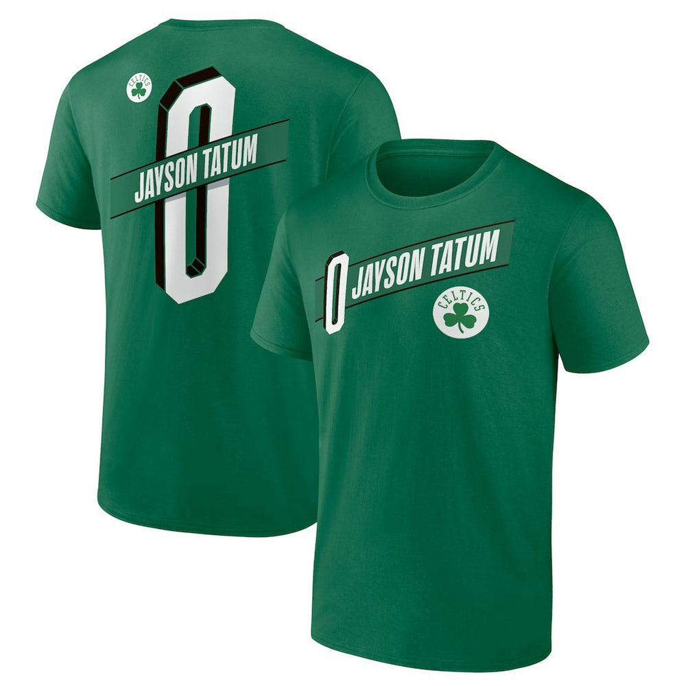 NBA Jayson Tatum Boston Celtics Full-Court Press Name & Number T-Shirt