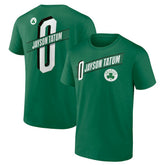 NBA Jayson Tatum Boston Celtics Full-Court Press Name & Number T-Shirt