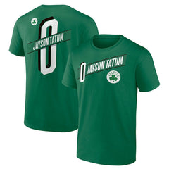 NBA Jayson Tatum Boston Celtics Full-Court Press Name & Number T-Shirt