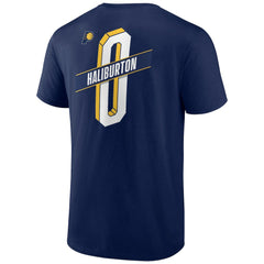 NBA Tyrese Haliburton Indiana Pacers Full-Court Press Name & Number T-Shirt