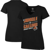 '47 Women's Team Regional Ultra Rival V-Neck T-Shirt - Cincinnati Bengals