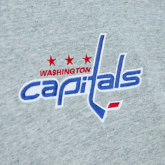 NHL Heather Gray Washington Capitals Mitchell & Ness Classic French Terry Pullover Hoodie