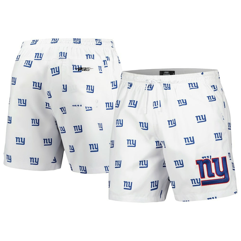 Pro Standard Allover Print Mini Logo Shorts - New York Giants