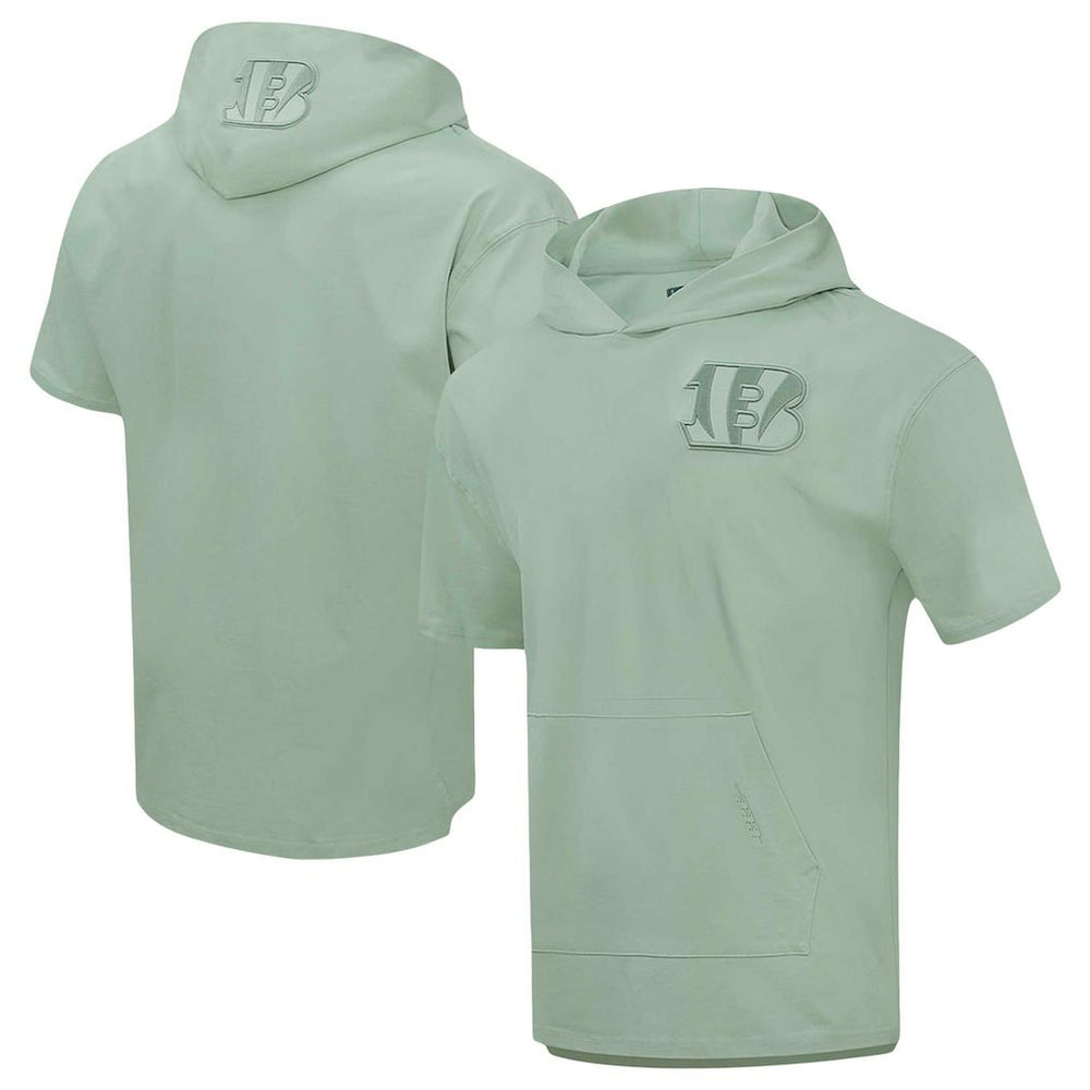 Pro Standard Neutrals Short Sleeve Pullover Hoodie - Cincinnati Bengals