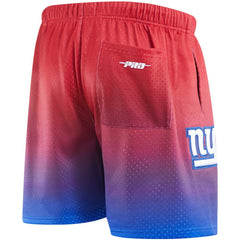 Pro Standard Ombre Mesh Shorts - New York Giants