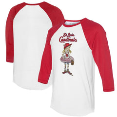 MLB St. Louis Cardinals Tiny Turnip Women's Babes 3/4-Sleeve Raglan T-Shirt