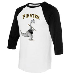 MLB Pittsburgh Pirates Tiny Turnip Women's Bronto 3/4-Sleeve Raglan T-Shirt