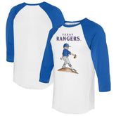 MLB Texas Rangers Tiny Turnip Women's Clemente 3/4-Sleeve Raglan T-Shirt