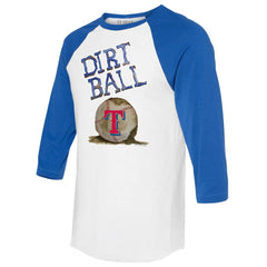 MLB Texas Rangers Tiny Turnip Women's Dirt Ball 3/4-Sleeve Raglan T-Shirt