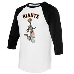 MLB San Francisco Giants Tiny Turnip Women's Jada 3/4-Sleeve Raglan T-Shirt