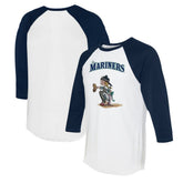 MLB Seattle Mariners Tiny Turnip Women's Kate 3/4-Sleeve Raglan T-Shirt