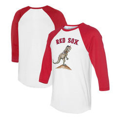 MLB Boston Red Sox Tiny Turnip Unisex TT Rex 3/4-Sleeve Raglan T-Shirt