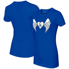 MLB Los Angeles Dodgers Tiny Turnip Women's Angel Wings T-Shirt