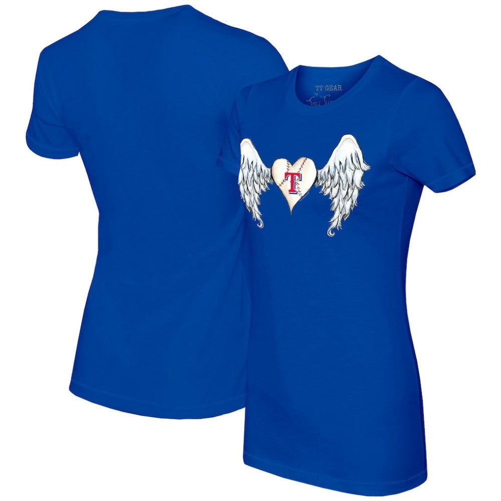 MLB Texas Rangers Tiny Turnip Women's Angel Wings T-Shirt