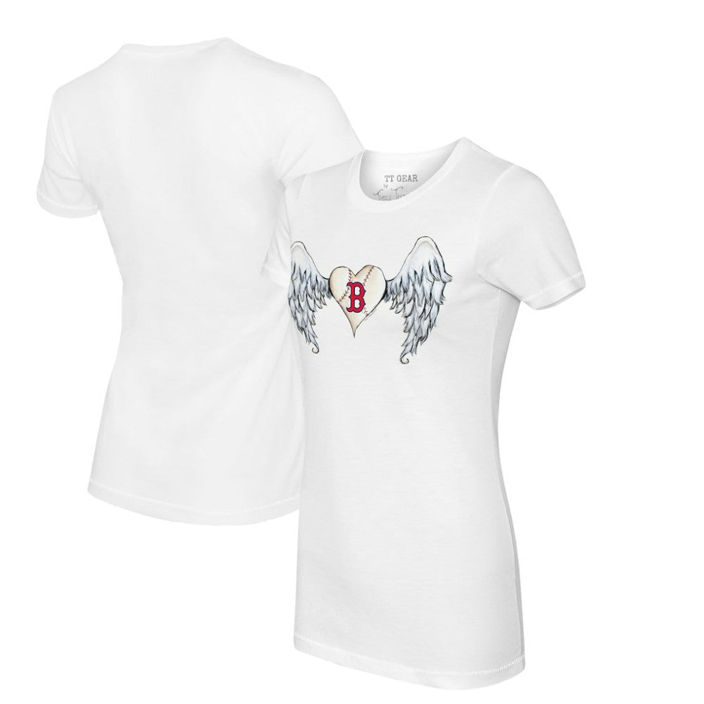 MLB Boston Red Sox Tiny Turnip Women's Angel Wings T-Shirt