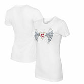 MLB Cincinnati Reds Tiny Turnip Women's Angel Wings T-Shirt