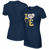 MLB Milwaukee Brewers Tiny Turnip Women's Baseball Love T-Shirt
