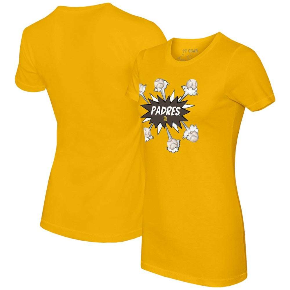 MLB San Diego Padres Tiny Turnip Women's Baseball Pow T-Shirt