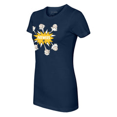 MLB Milwaukee Brewers Tiny Turnip Women's Baseball Pow T-Shirt