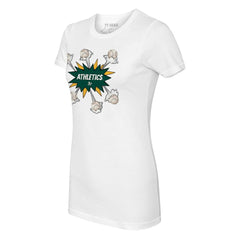MLB Athletics Tiny Turnip Women's Baseball Pow T-Shirt