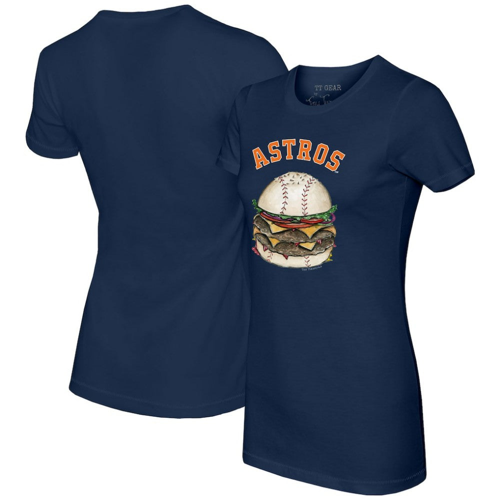 MLB Houston Astros Tiny Turnip Women's Burger T-Shirt