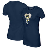 MLB Milwaukee Brewers Tiny Turnip Women's Heart Lolly T-Shirt