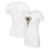 MLB Milwaukee Brewers Tiny Turnip Women's Heart Lolly T-Shirt