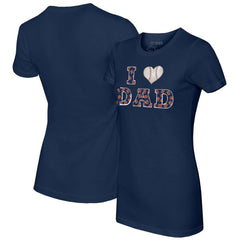 MLB Detroit Tigers Tiny Turnip Women's I Love Dad T-Shirt