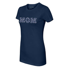 MLB Atlanta Braves Tiny Turnip Women's Logo Mom T-Shirt