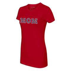 MLB Boston Red Sox Tiny Turnip Women's Logo Mom T-Shirt