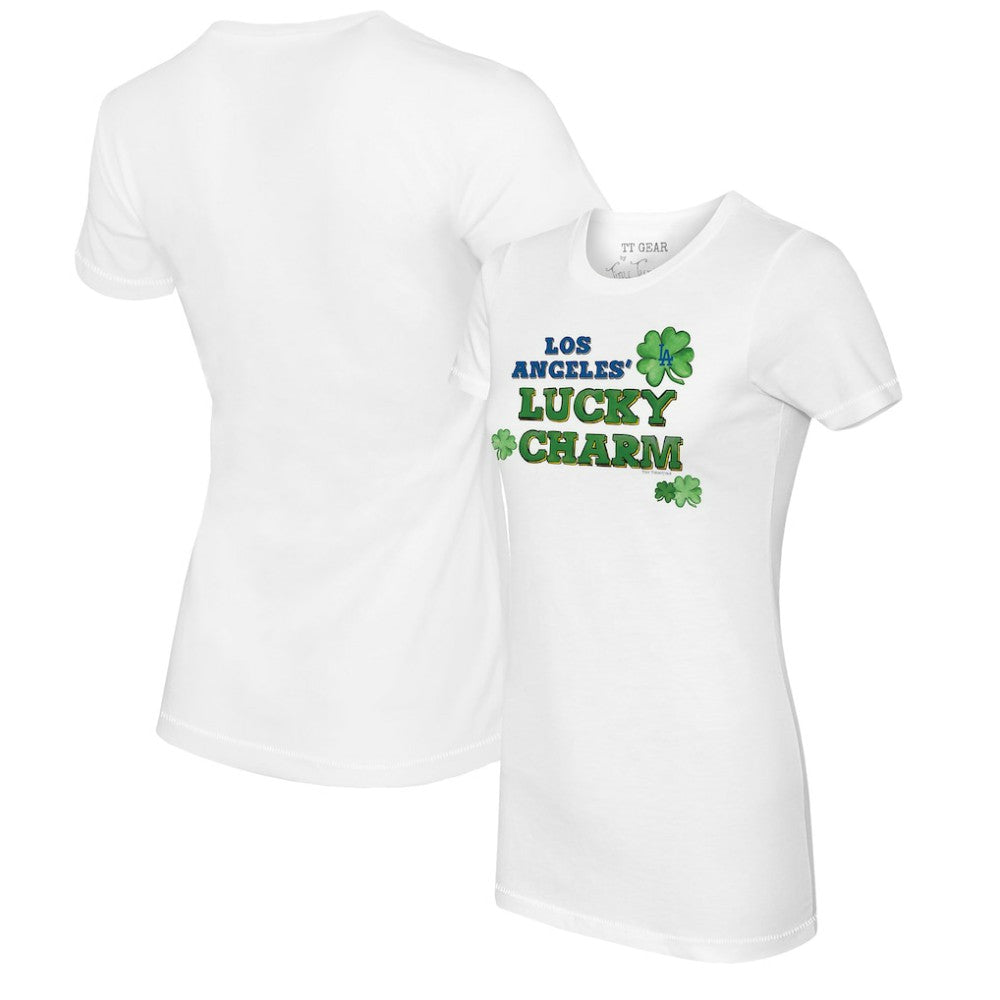 MLB Los Angeles Dodgers Tiny Turnip Women's Lucky Charm T-Shirt
