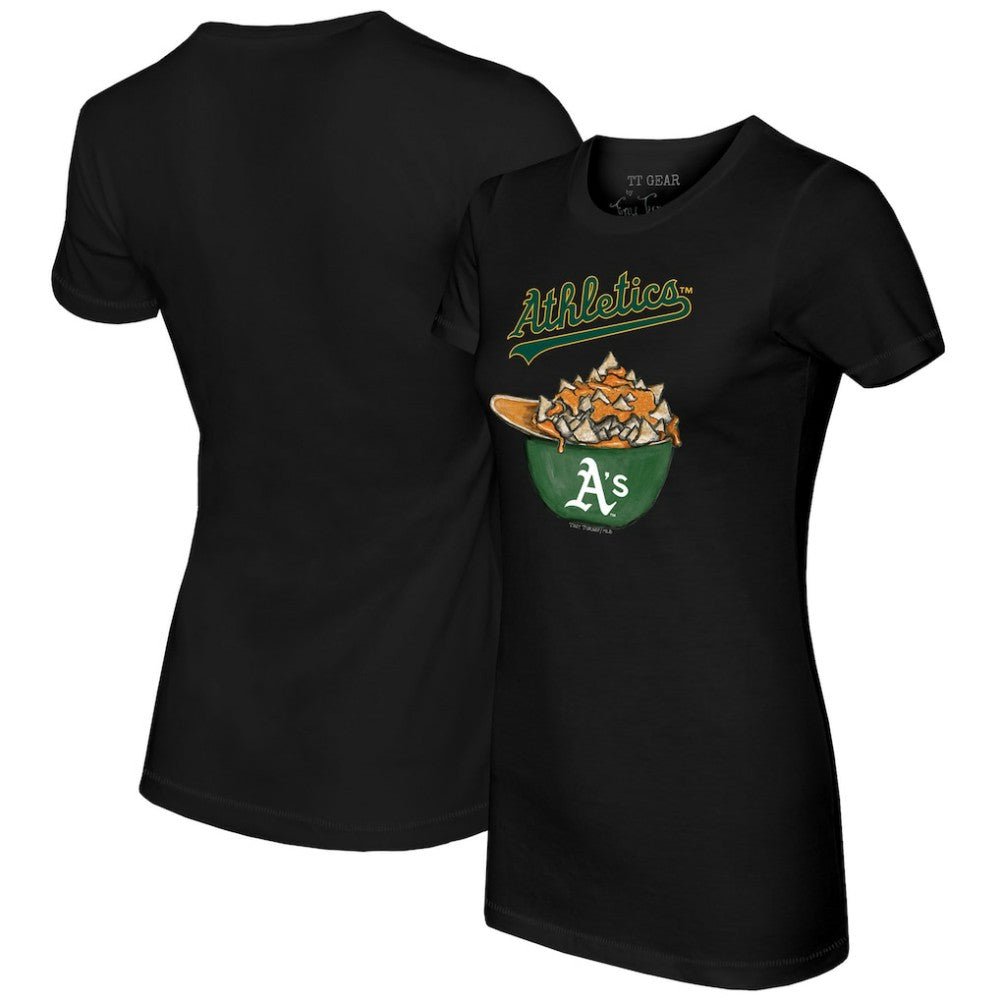 MLB Athletics Tiny Turnip Women's Nacho Helmet T-Shirt