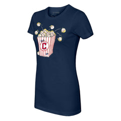 MLB Cleveland Guardians Tiny Turnip Women's Popcorn T-Shirt