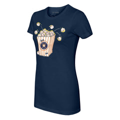MLB Houston Astros Tiny Turnip Women's Popcorn T-Shirt
