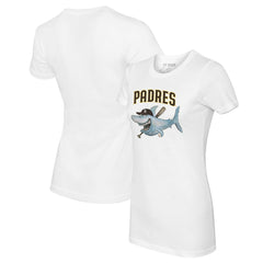 MLB San Diego Padres Tiny Turnip Women's Shark Logo T-Shirt