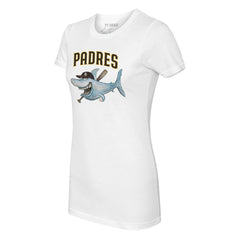 MLB San Diego Padres Tiny Turnip Women's Shark Logo T-Shirt
