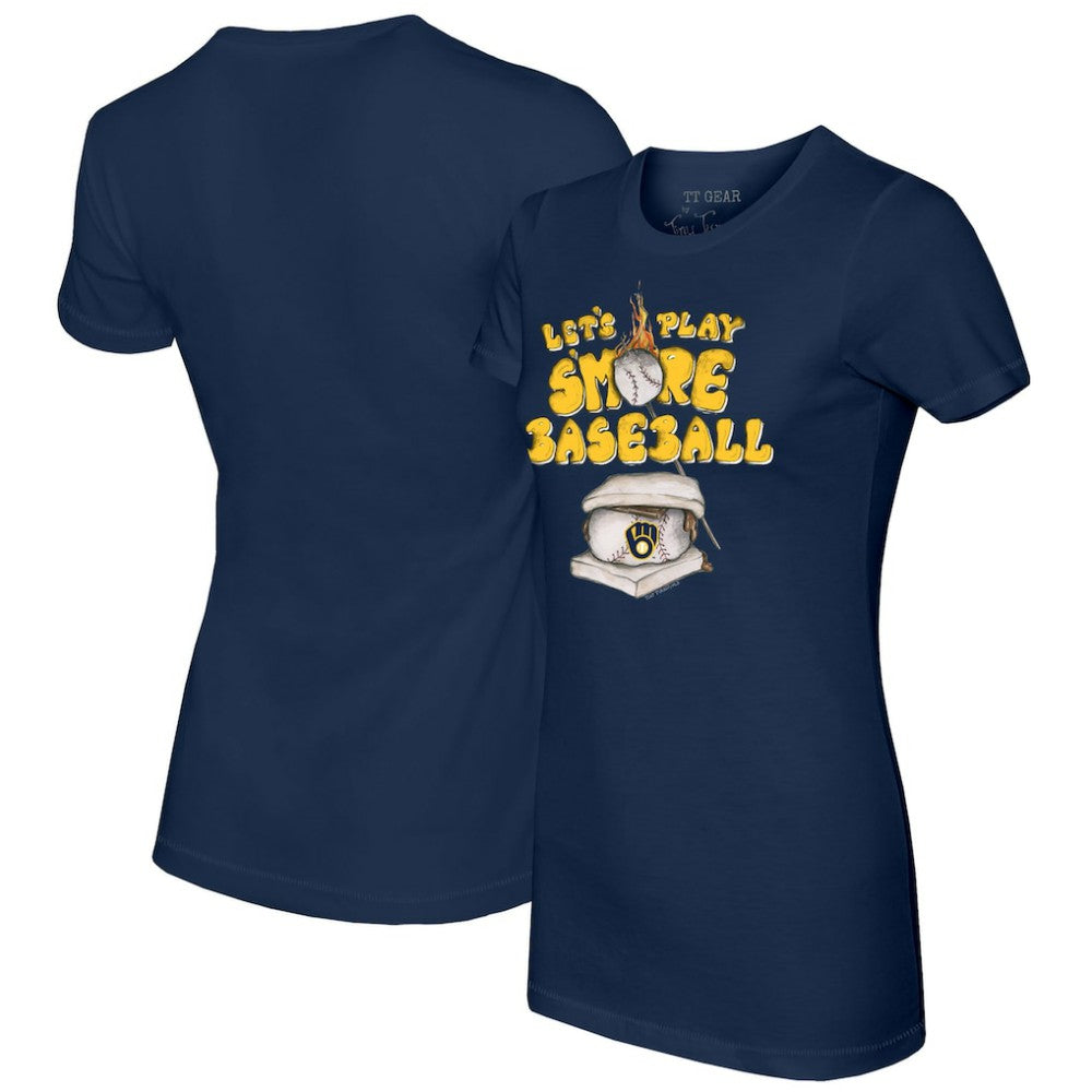 MLB Milwaukee Brewers Tiny Turnip Women's Smores T-Shirt