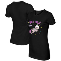 MLB Boston Red Sox Tiny Turnip Women's Space Unicorn T-Shirt