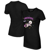 MLB Milwaukee Brewers Tiny Turnip Women's Space Unicorn T-Shirt