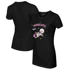 MLB Minnesota Twins Tiny Turnip Women's Space Unicorn T-Shirt
